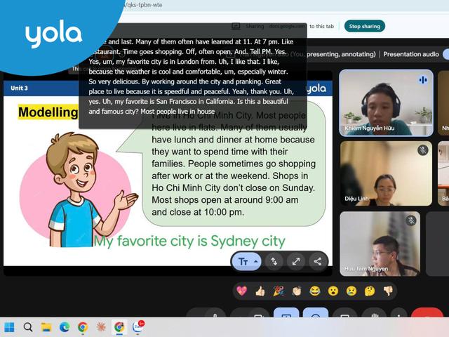 Lớp luyện thi IELTS Online tại YOLA